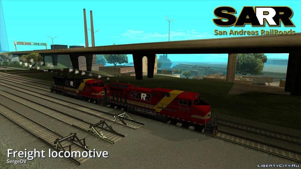 Грузовые локомотивы SARR 777 и 767 / GTA San Andreas