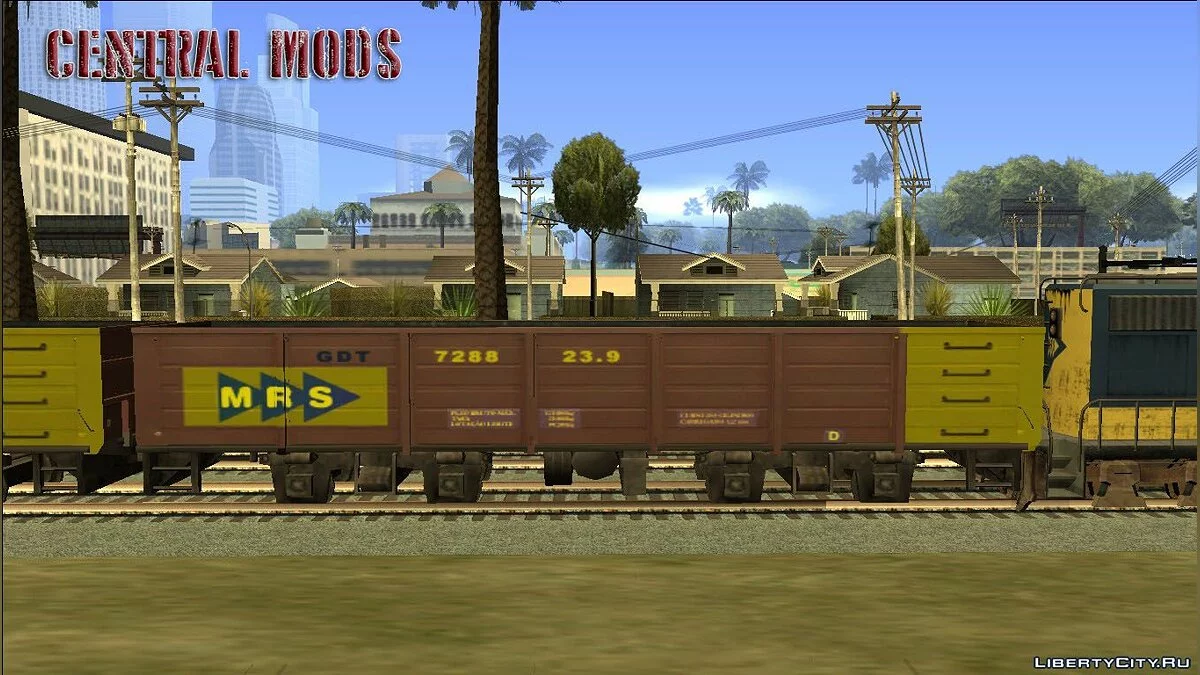Локомотив + вагоны - Trem + Vagão MRS / GTA San Andreas