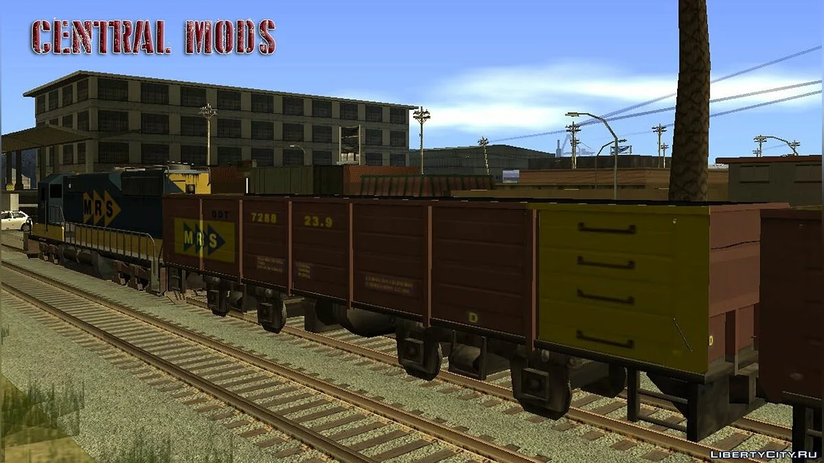 Локомотив + вагоны - Trem + Vagão MRS / GTA San Andreas