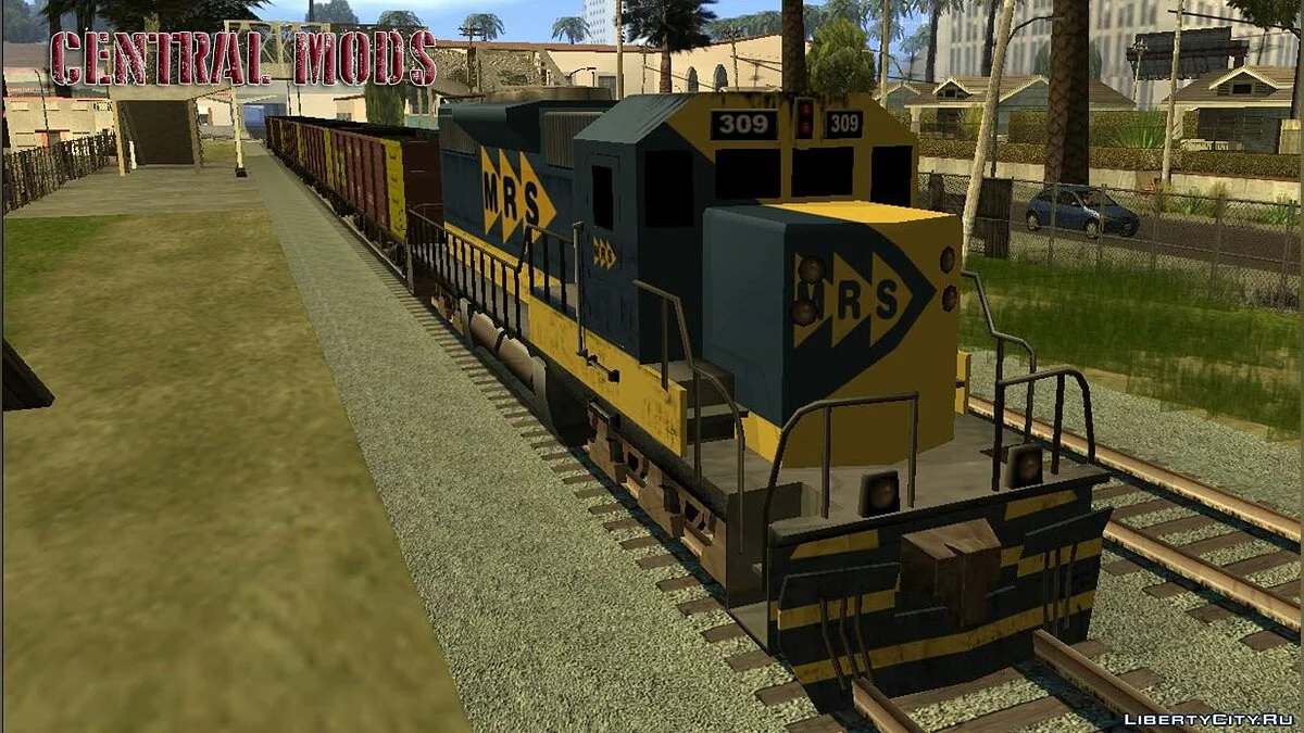 Локомотив + вагоны - Trem + Vagão MRS / GTA San Andreas
