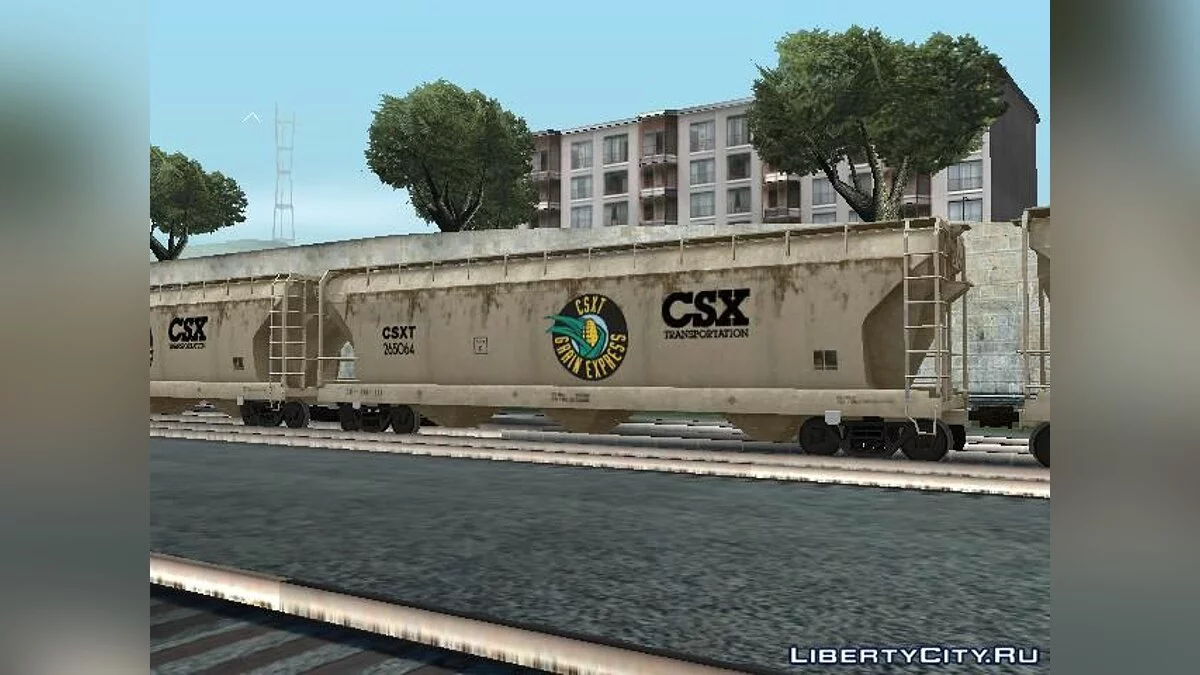 Крытый вагон CSX Grain Express / GTA San Andreas