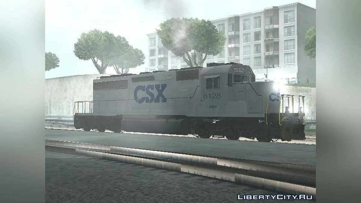 Локомотив EMD SD40-2 CSX Gray / GTA San Andreas