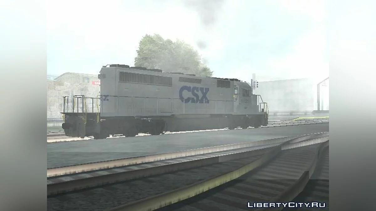 Локомотив EMD SD40-2 CSX Gray / GTA San Andreas
