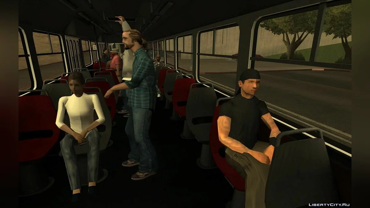 Трамвай Tatra T4 RATB / GTA San Andreas