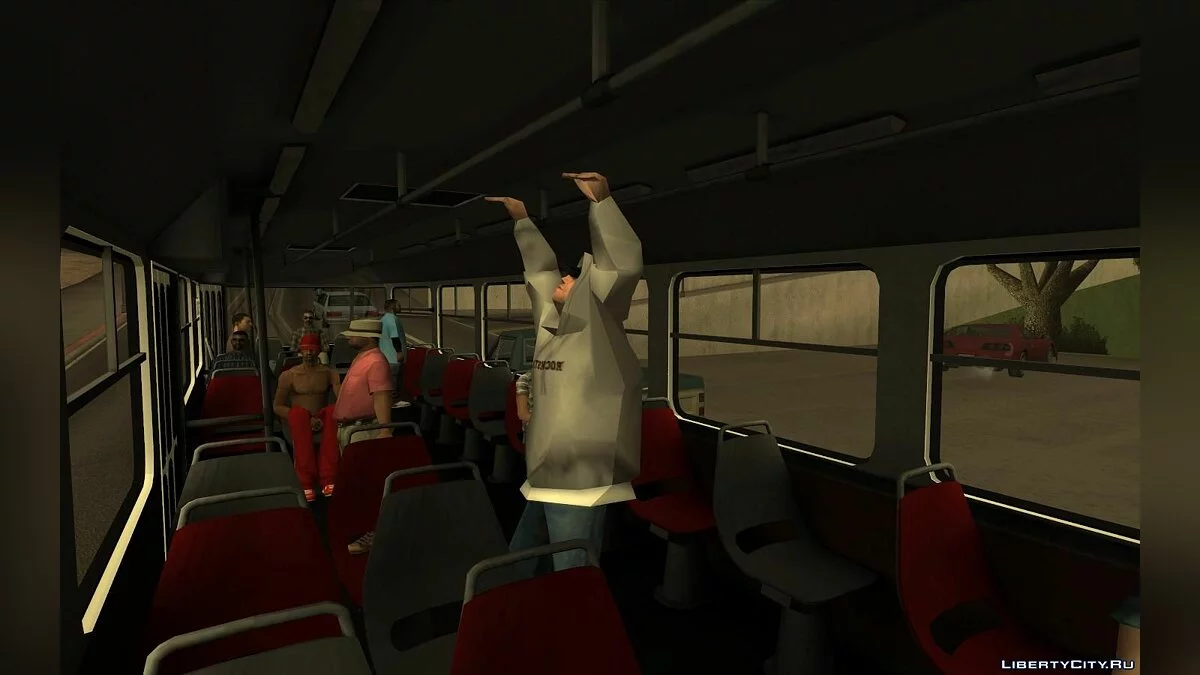 Трамвай Tatra T4 RATB / GTA San Andreas