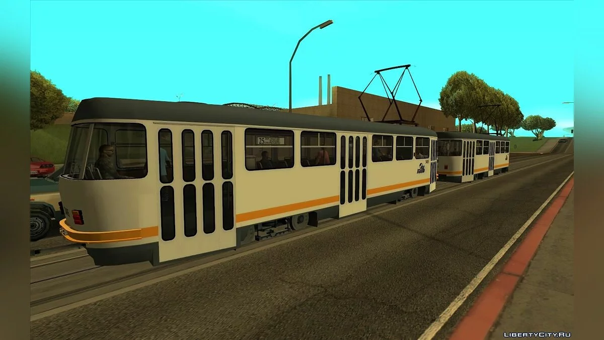 Трамвай Tatra T4 RATB / GTA San Andreas