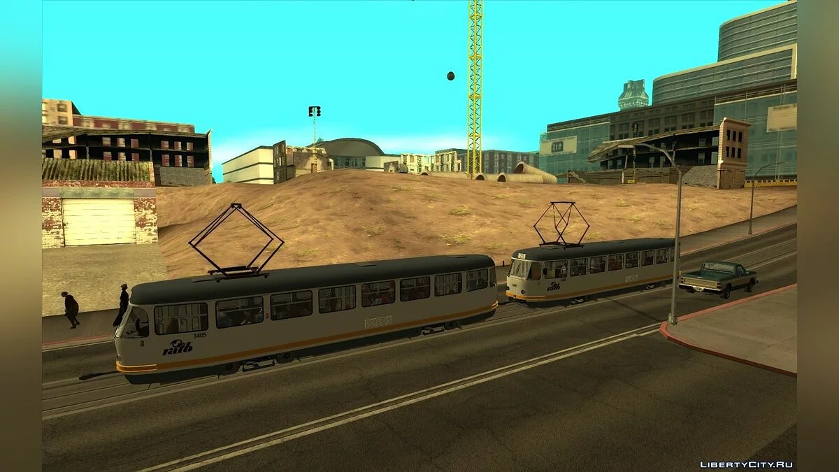 Трамвай Tatra T4 RATB / GTA San Andreas