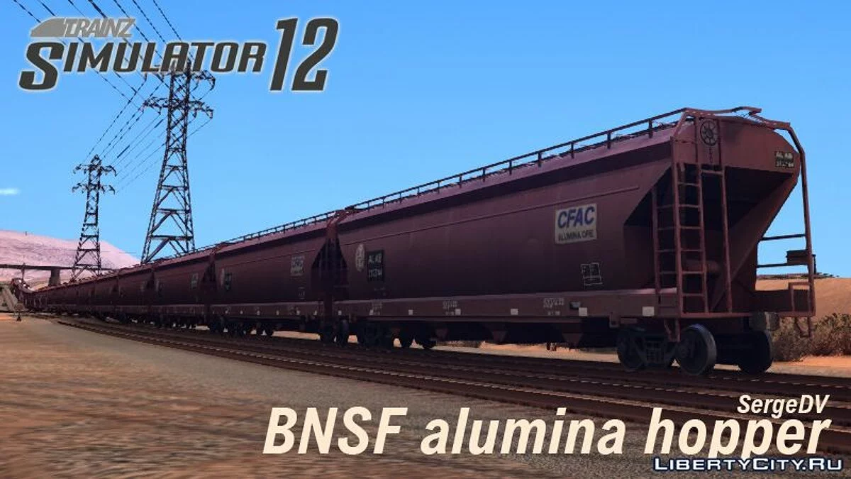 Вагон-хоппер для оксида алюминия BNSF / GTA San Andreas