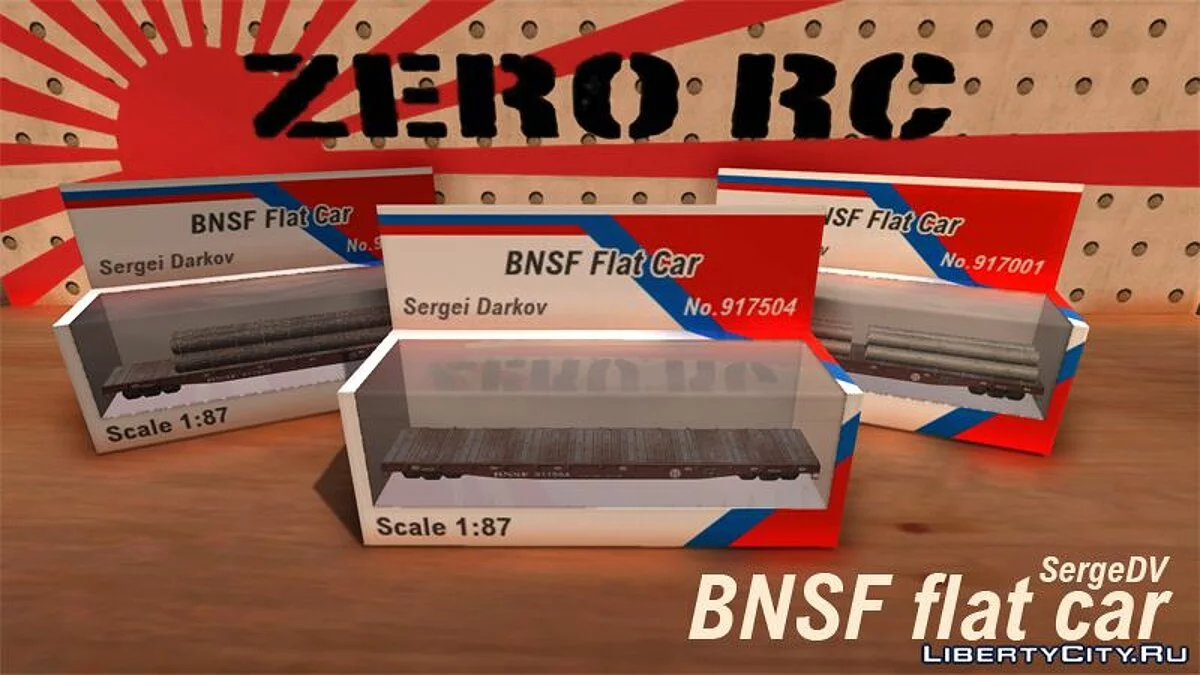 Вагон-платформа BNSF / GTA San Andreas