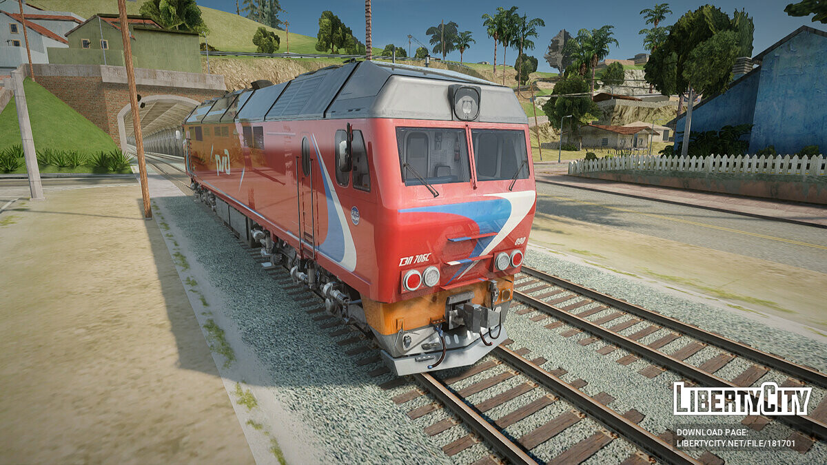 ТЭП70БС Красный РЖД для GTA San Andreas - Картинка #3