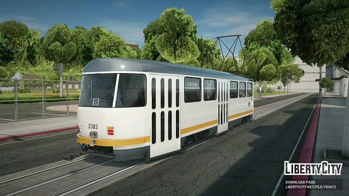 Tatra T4R STB / GTA San Andreas