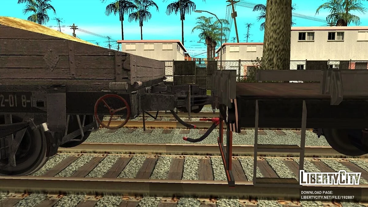 ДГКУ-5-5178 — Дрезина грузовая, крановая и унифицированная / GTA San Andreas