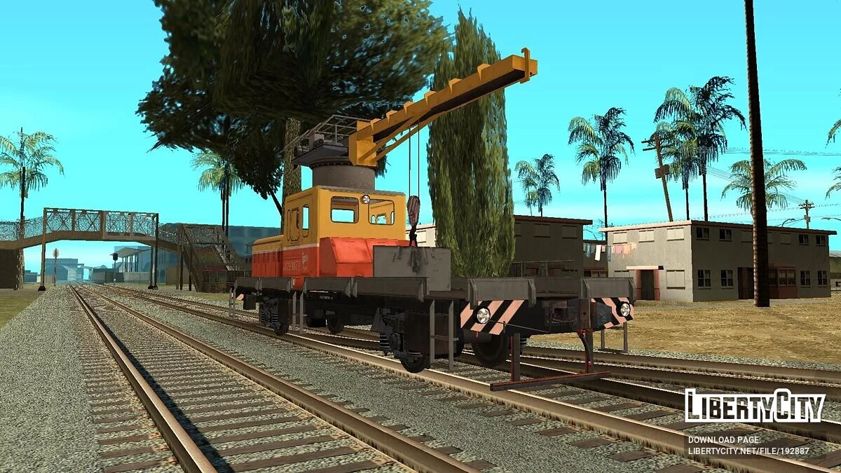 ДГКУ-5-5178 — Дрезина грузовая, крановая и унифицированная / GTA San Andreas