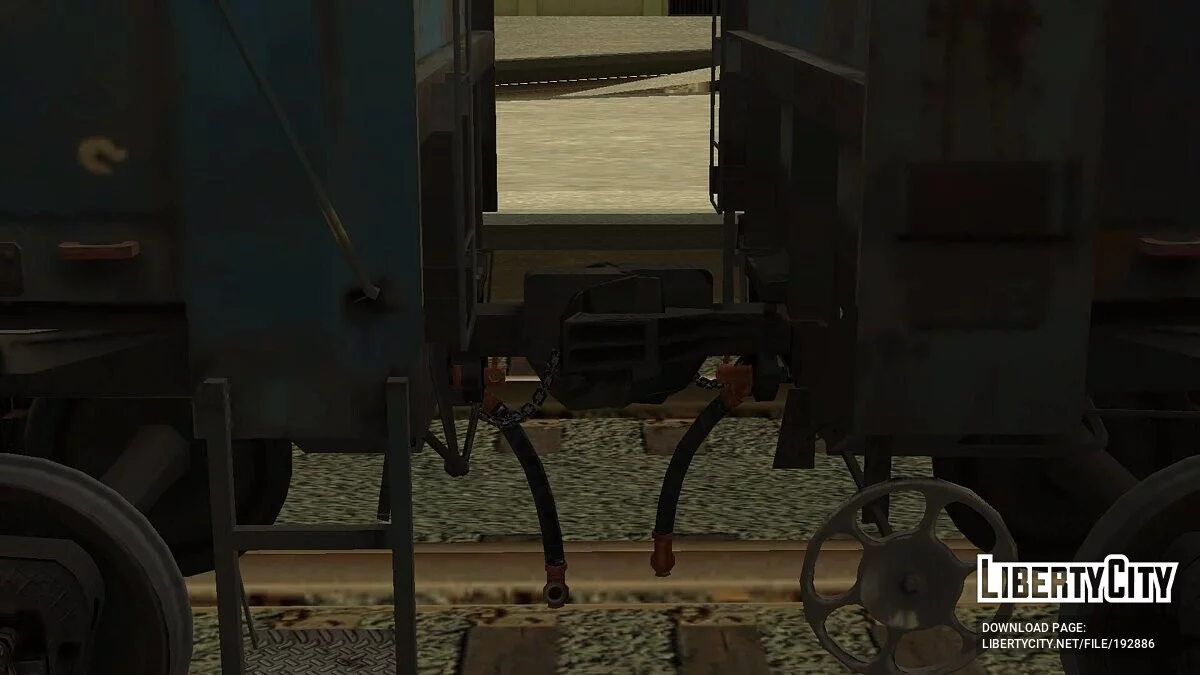 Полувагон №61166419 Новотранс для перевозки сыпучих грузов / GTA San Andreas