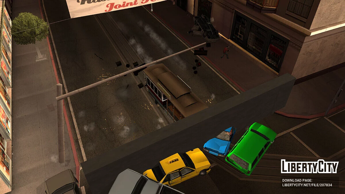 Сумасшедший трамвай с рампой / GTA San Andreas
