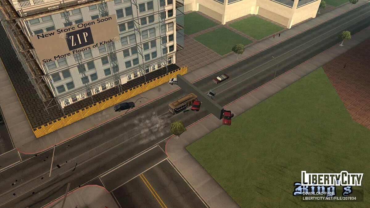 Сумасшедший трамвай с рампой / GTA San Andreas