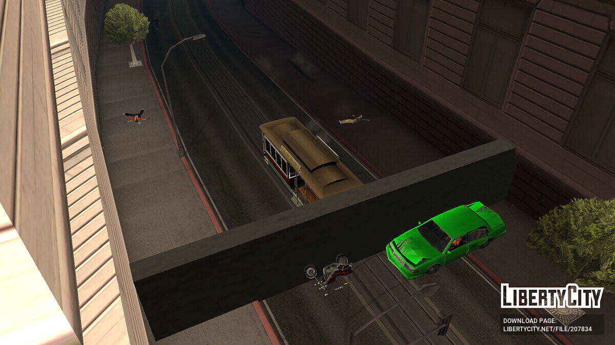 Замена tram в GTA San Andreas (84 файла)