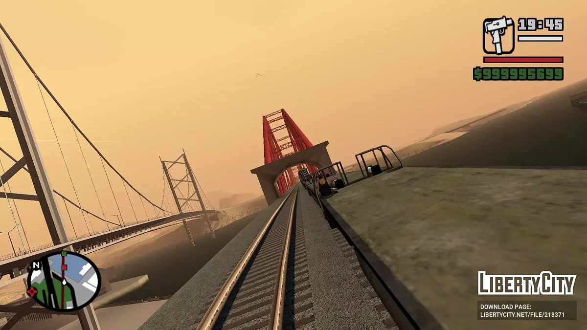 Управляемый вагон-платформа Freiflat / GTA San Andreas