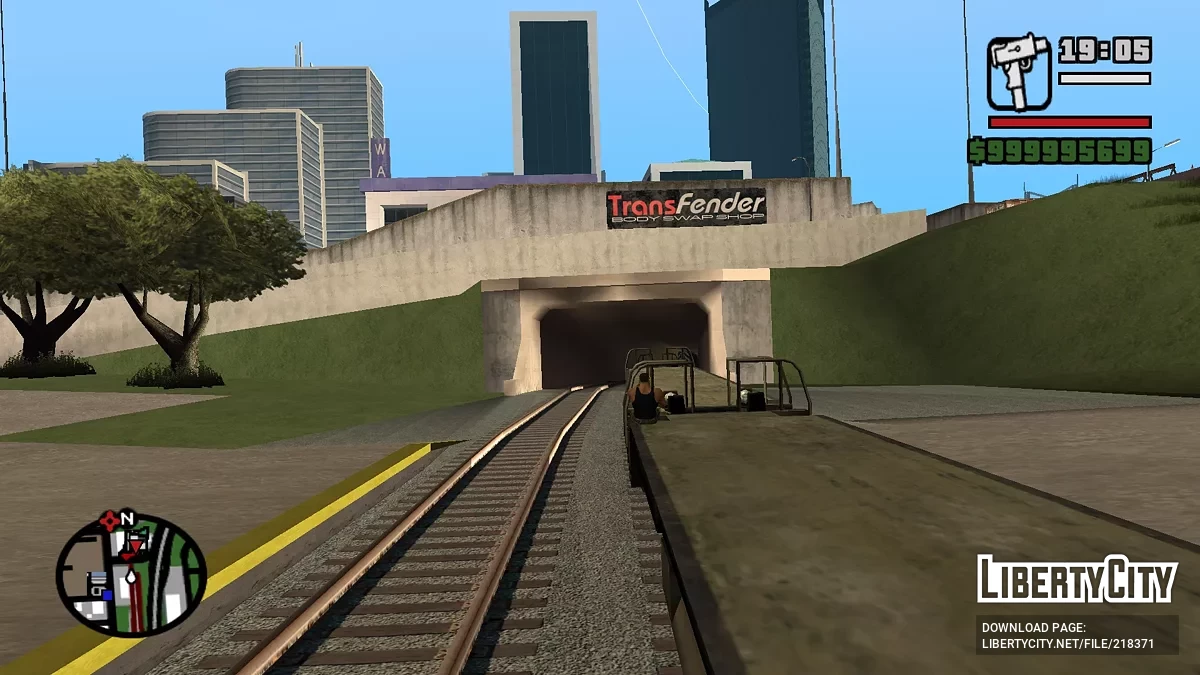 Управляемый вагон-платформа Freiflat / GTA San Andreas