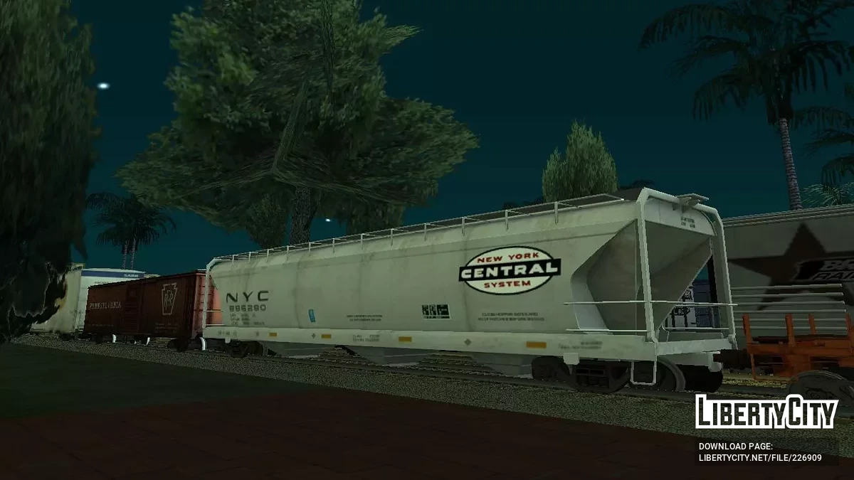 Закрытый хоппер ACF Нью-Йорк Центральный / GTA San Andreas