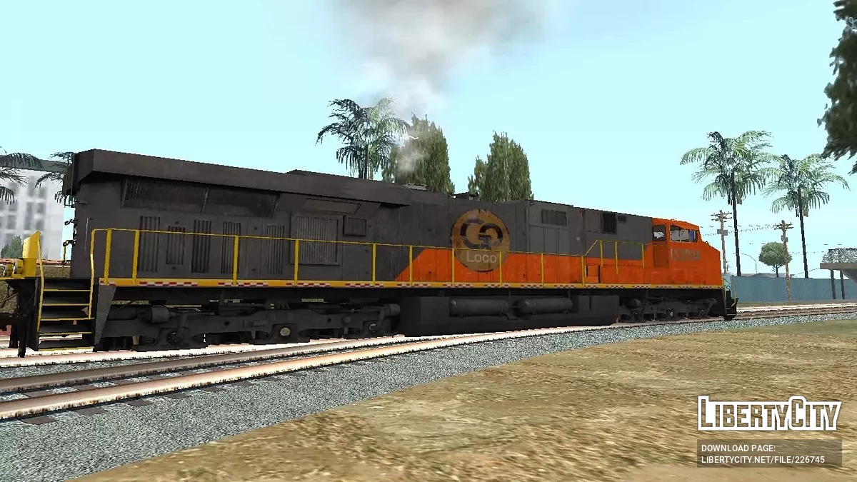Локомотив GE ES44AC GO Loco / GTA San Andreas