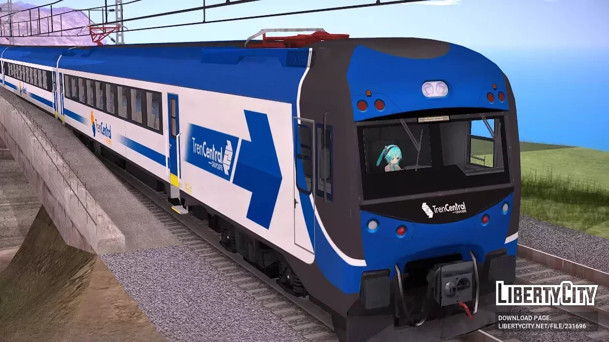 Automotor EFE UTS-444 Tren Central Chillan / GTA San Andreas