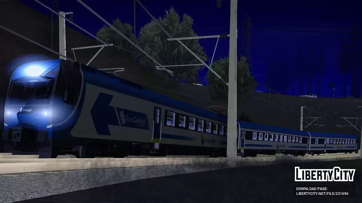 Automotor EFE UTS-444 Tren Central Chillan / GTA San Andreas