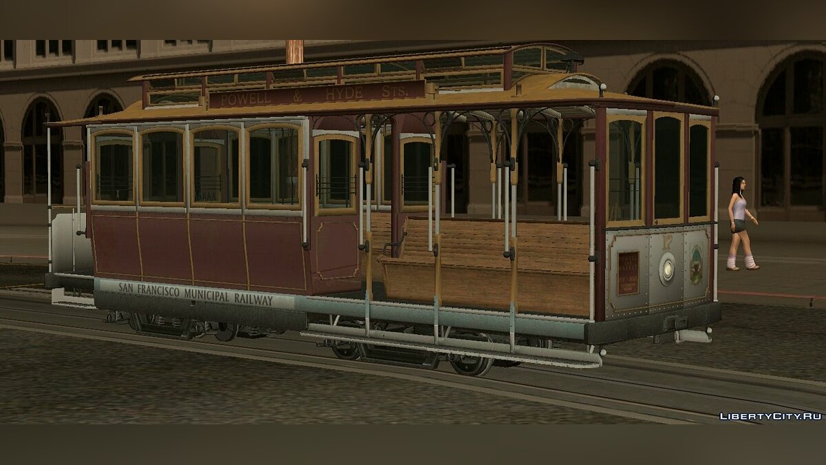 San Francisco Classic Cable Car Railway для GTA San Andreas - Картинка #3