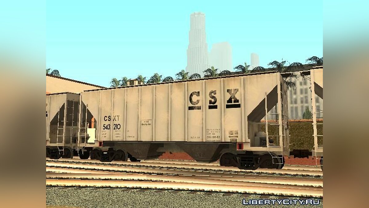 Вагон с цементом CSX для GTA San Andreas - Картинка #1