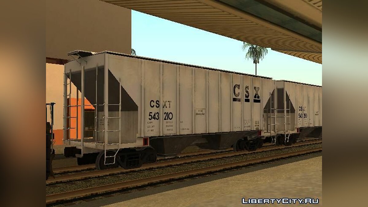 Вагон с цементом CSX для GTA San Andreas - Картинка #2