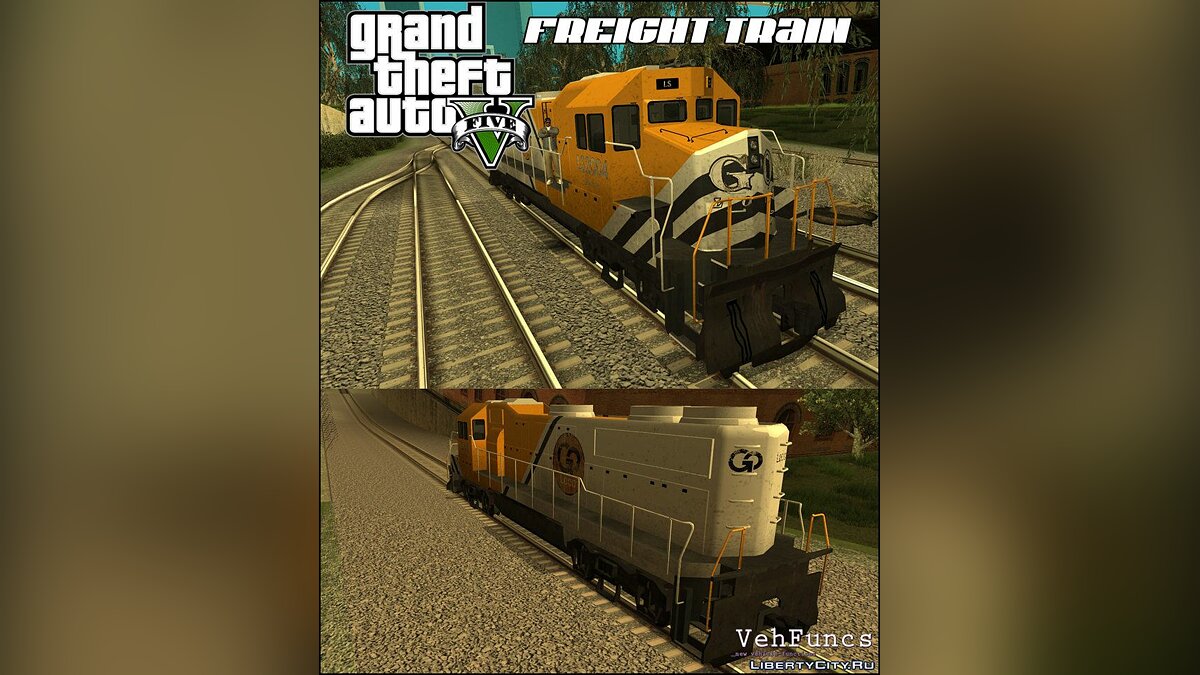 Грузовой поезд из GTA 5 для GTA San Andreas - Картинка #1