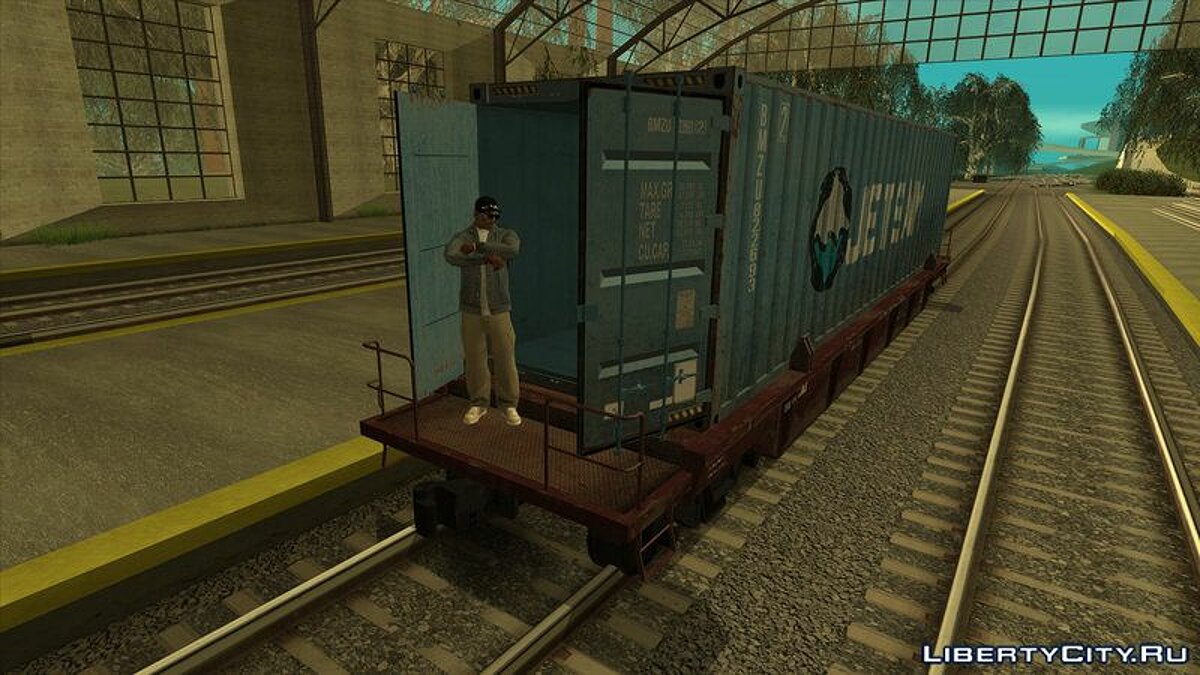 Грузовой поезд из GTA 5 для GTA San Andreas - Картинка #7