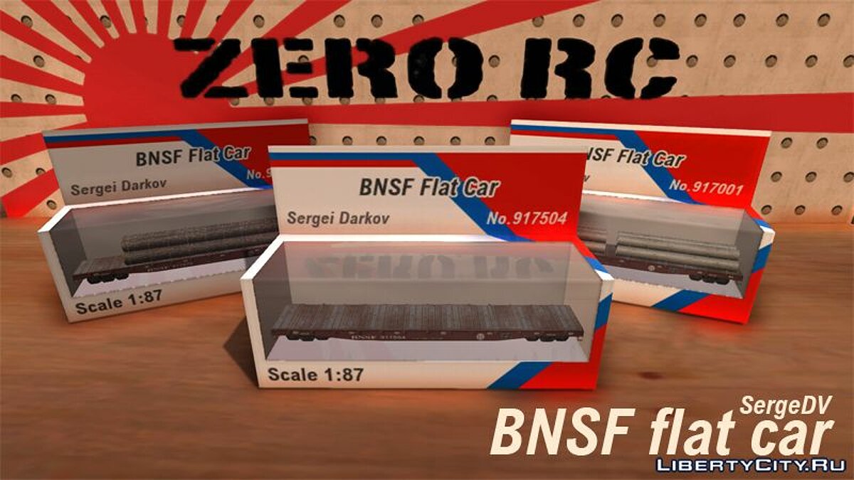 Вагон-платформа BNSF для GTA San Andreas - Картинка #4