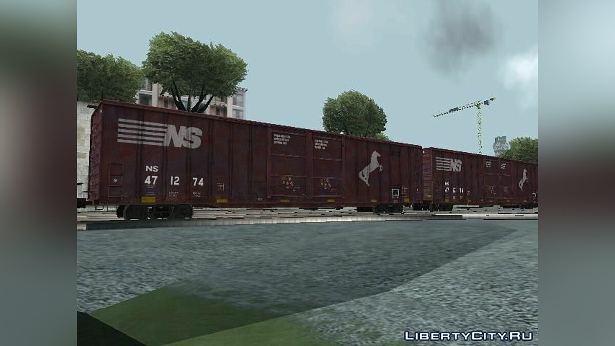 Вагон Norfolk Southern Railroad для GTA San Andreas - Картинка #1