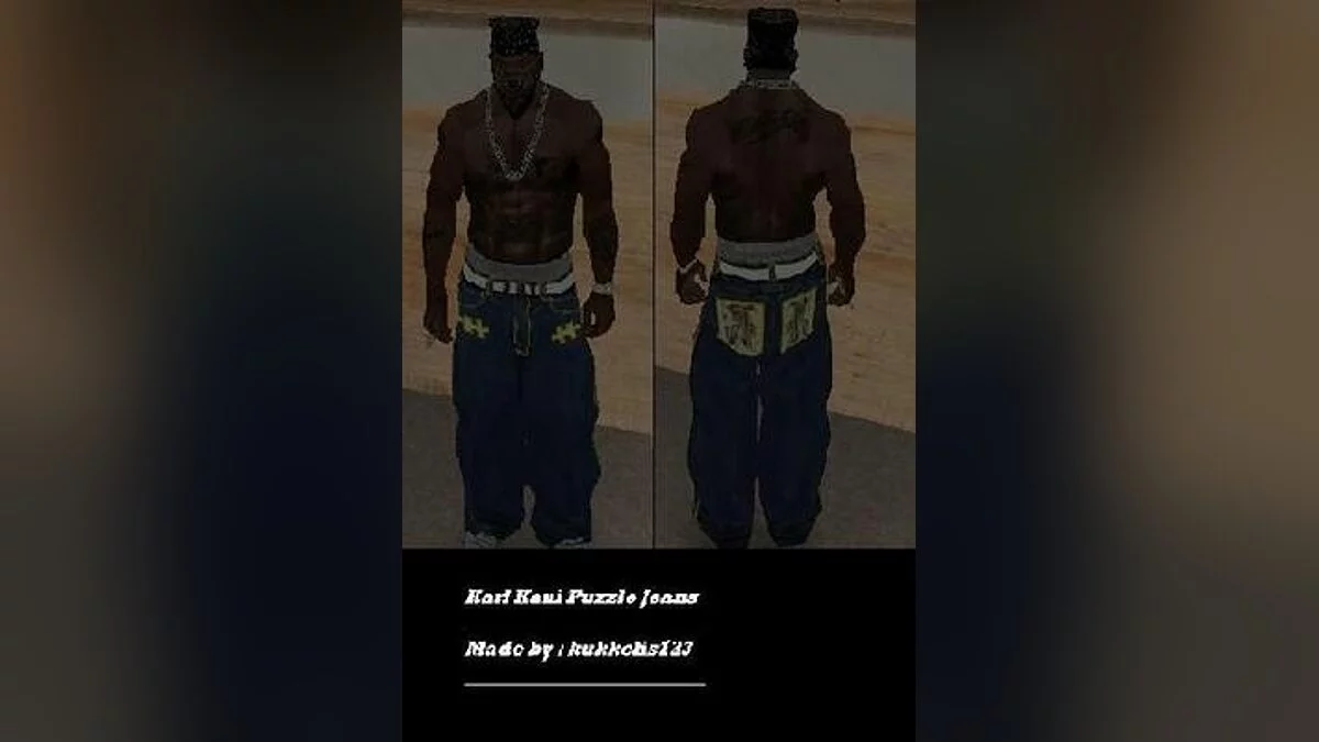 Karl Kan Puzzle Jeans / GTA San Andreas