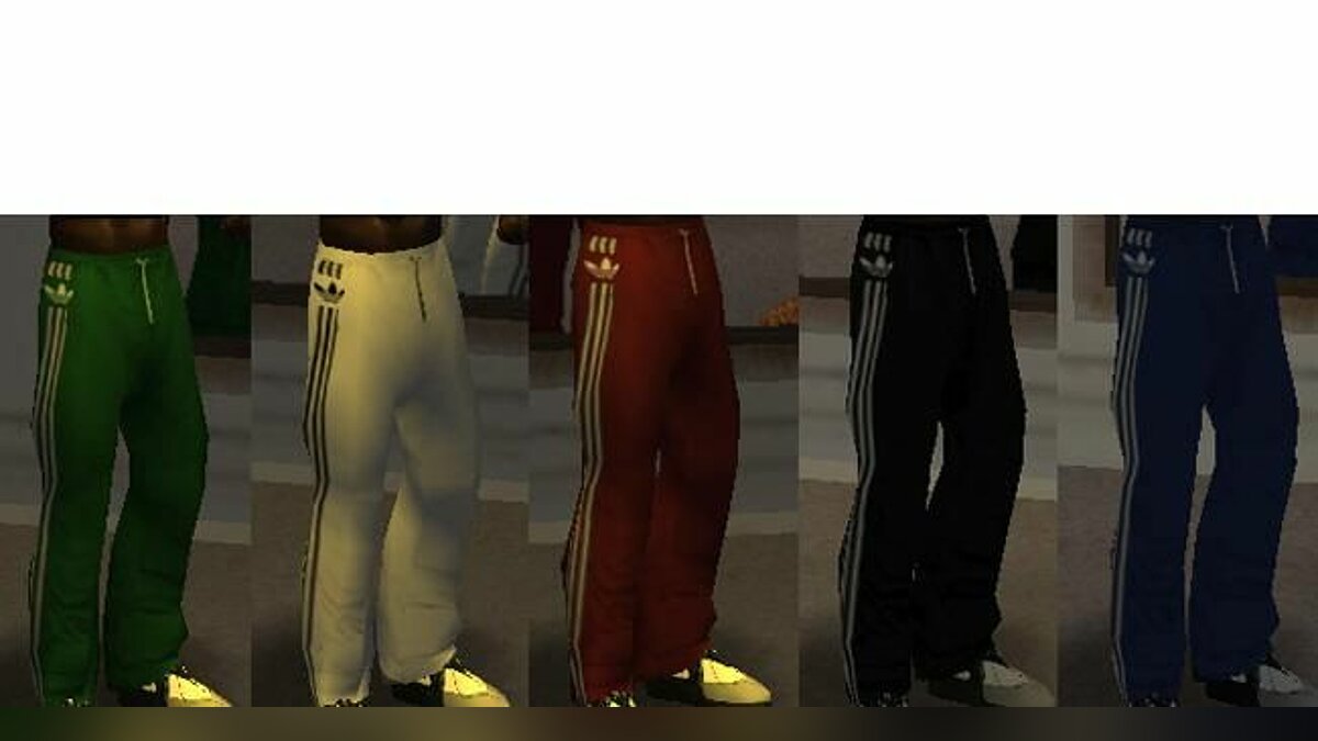 Adidas pants (пак штанов) для GTA San Andreas - Картинка #1