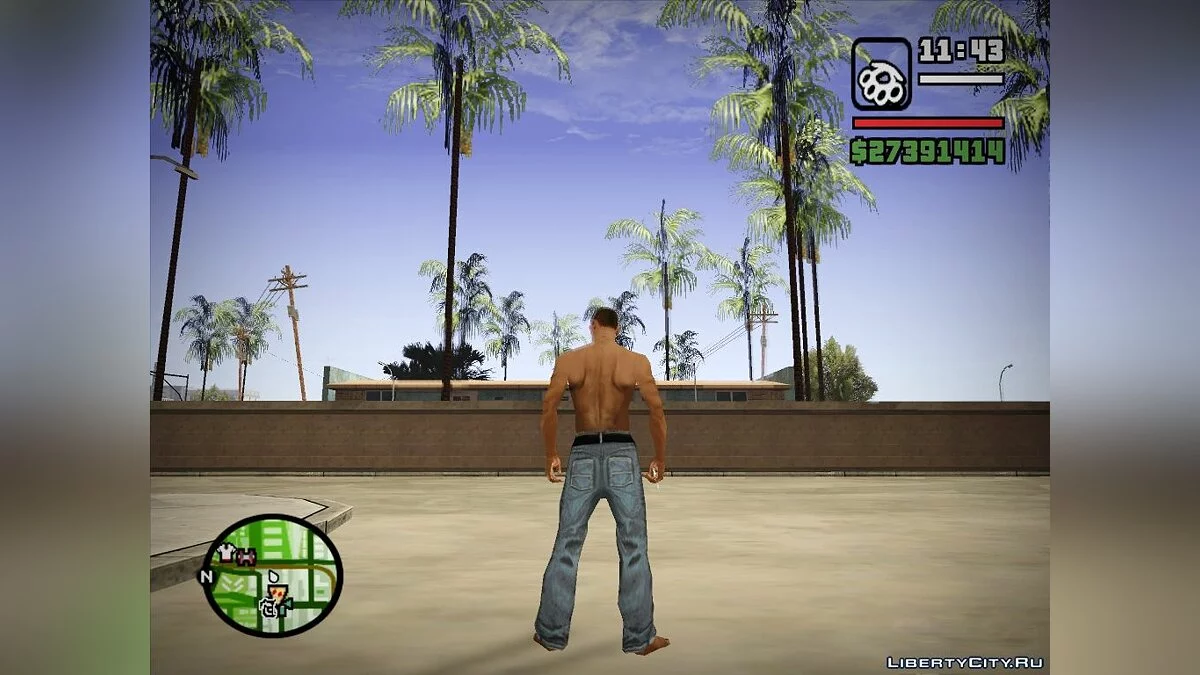 Джинсы как в Бета версии / GTA San Andreas