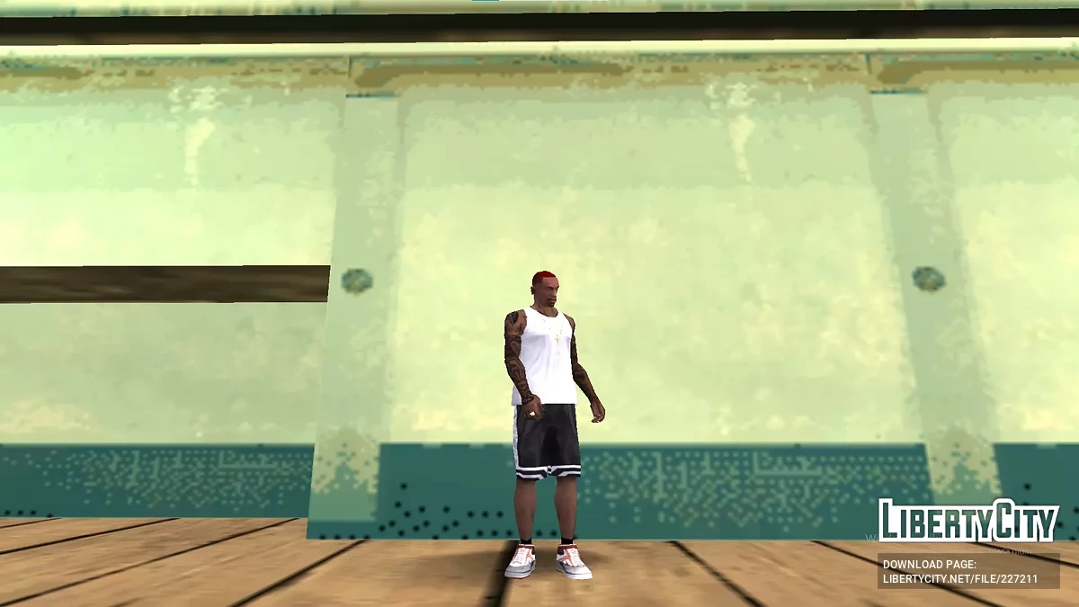 Черные Баскетбольные Шорты / GTA San Andreas