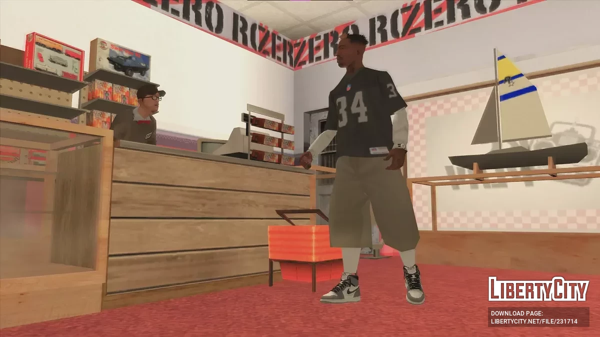 Объемные Чонглеры с Длинными Чулками в Стиле Чоло / GTA San Andreas