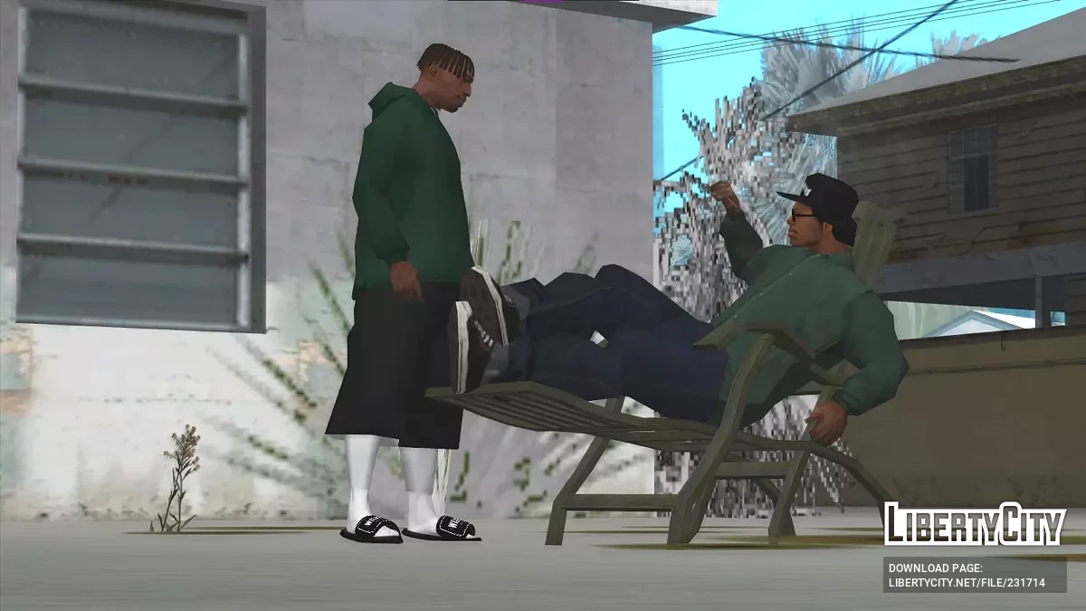 Объемные Чонглеры с Длинными Чулками в Стиле Чоло / GTA San Andreas