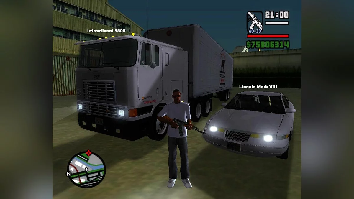 Navistar International 9800 / GTA San Andreas