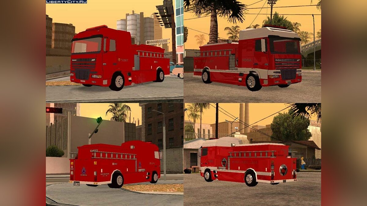 Замена машины Fire Truck (firetruk.dff, uk.dff) в GTA San Andreas (116  файлов) / Страница 4 / Файлы отсортированы по скачиваниям в порядке  возрастания