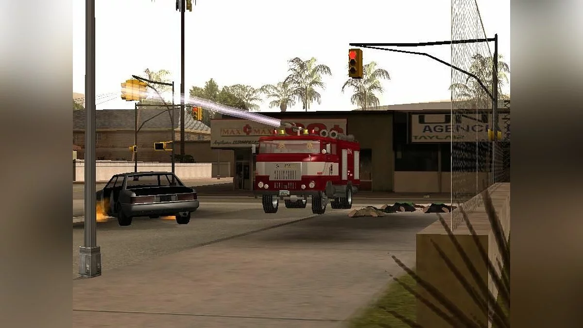 Новая пожарная машина / GTA San Andreas