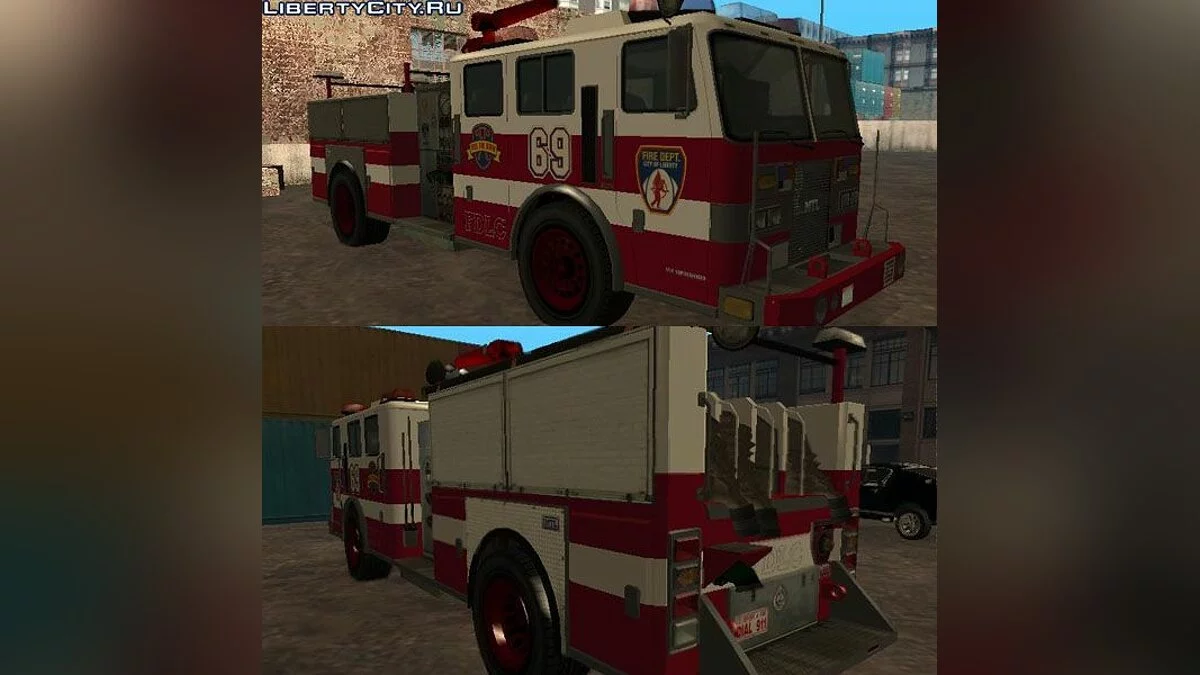 GTA IV Firetruck / GTA San Andreas