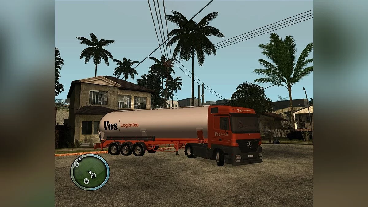 Mercedes-Benz Actros & Trailer / GTA San Andreas