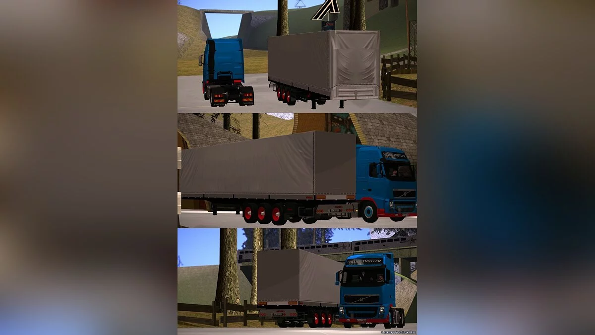 Volvo and Kogel trailer / GTA San Andreas
