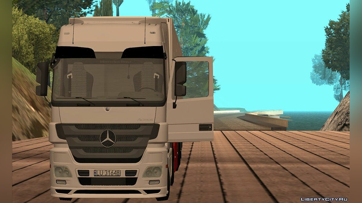 Скачать Mercedes Actros MP3 для GTA San Andreas