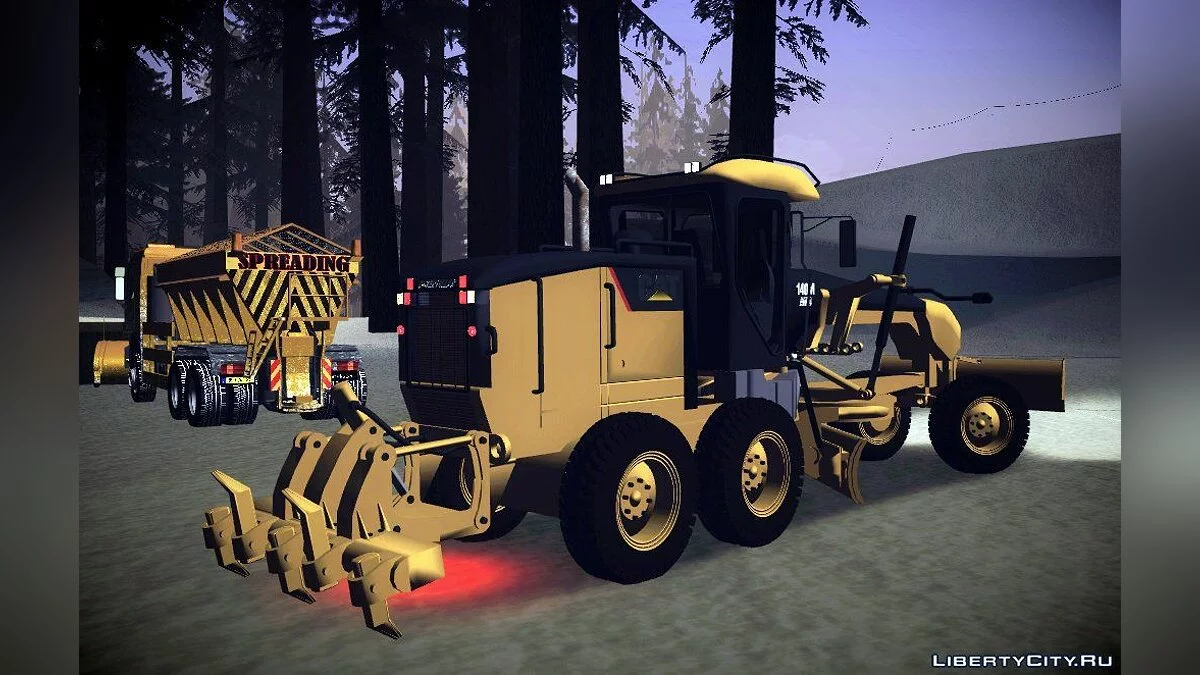 Caterpillar 140AWD Motorgrader / GTA San Andreas