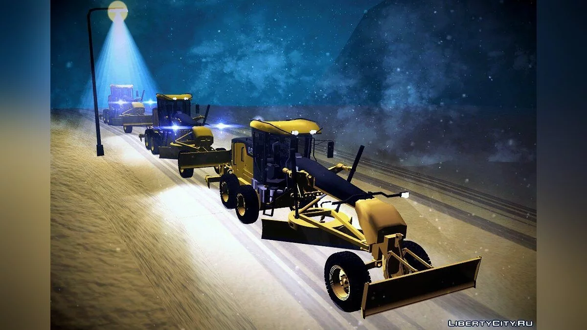 Caterpillar 140AWD Motorgrader / GTA San Andreas