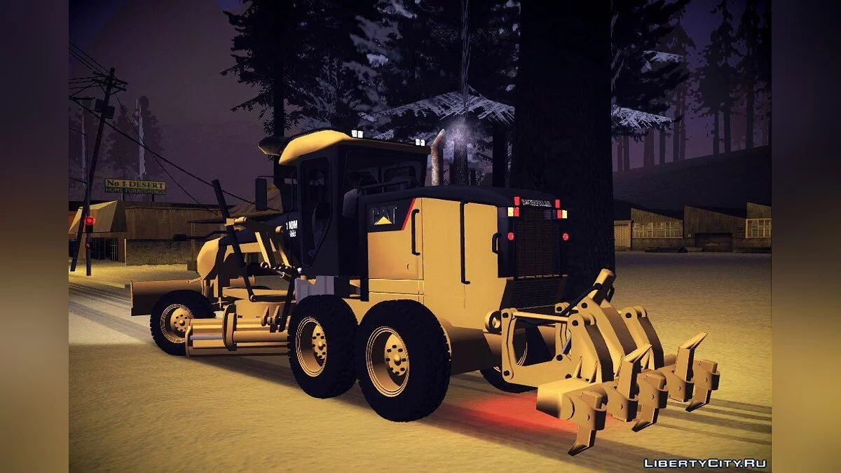 Caterpillar 140AWD Motorgrader / GTA San Andreas